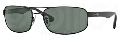 Ray-Ban RB3445 002/58 64 RB3445 Güneş Gözlüğü Siyah 002/58 Polarize