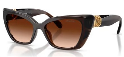 Swarovski Millenia Eyewear SW5737923 Güneş Gözlüğü Koyu Kahverengi