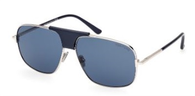 Tom Ford İndirimli FT1096/S Güneş Gözlüğü Gümüş 16V CR39 Organik 1.5