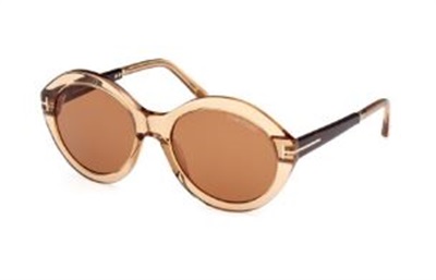 Tom Ford İndirimli FT1088/S Güneş Gözlüğü Açık Kahverengi 45E CR39 Organik 1.5