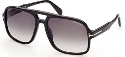 Tom Ford Falconer-02 FT0884S Güneş Gözlüğü Siyah 01B CR39 Organik 1.5