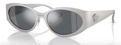 Versace İndirimli VE2263 Güneş Gözlüğü Gümüş 12666G CR39 Organik 1.5