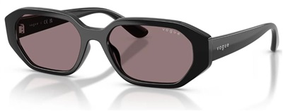 Vogue Eyewear Genç 11-15 VJ2034 Güneş Gözlüğü Siyah W44/7N CR39 Organik 1.5