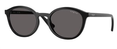 Vogue Eyewear Genç 11-15 VJ2033 Güneş Gözlüğü Siyah W44/87 CR39 Organik 1.5