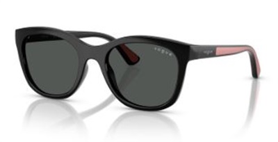 Vogue Eyewear Genç 11-15 VJ2028 Güneş Gözlüğü Siyah W44/87 CR39 Organik 1.5