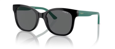Vogue Eyewear Genç 11-15 VJ2023 Güneş Gözlüğü Siyah W44/87 CR39 Organik 1.5