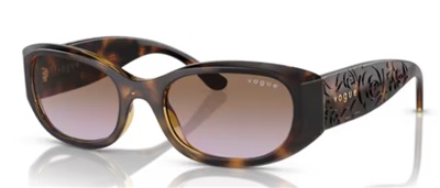 Vogue Eyewear VO5525S Güneş Gözlüğü Koyu Kahverengi W65668 CR39 Organik 1.5