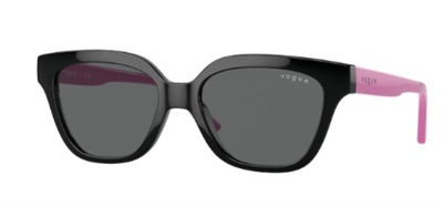 Vogue Eyewear Genç 11-15 VJ2021 Güneş Gözlüğü Siyah W44/87 CR39 Organik 1.5
