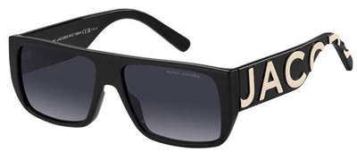 Marc Jacobs İndirimli Marc Logo 096/S Güneş Gözlüğü Siyah 80S90 CR39 Organik 1.5