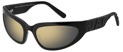 Marc Jacobs İndirimli MARC738/S Güneş Gözlüğü Siyah 08AJ0 CR39 Organik 1.5