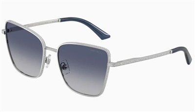 Jimmy Choo JC4023J Güneş Gözlüğü Gümüş 30024L CR39 Organik 1.5