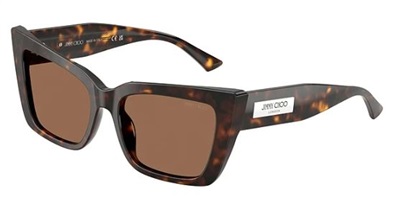 Jimmy Choo JC5041 Güneş Gözlüğü Koyu Kahverengi 500273 CR39 Organik 1.5