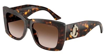 Jimmy Choo JC5036B Güneş Gözlüğü Koyu Kahverengi 500213 CR39 Organik 1.5