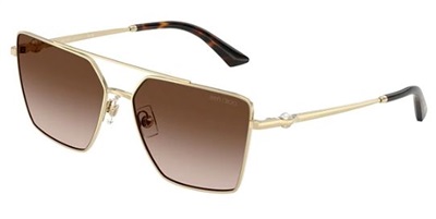 Jimmy Choo JC4016HB Güneş Gözlüğü Altın 300613 CR39 Organik 1.5