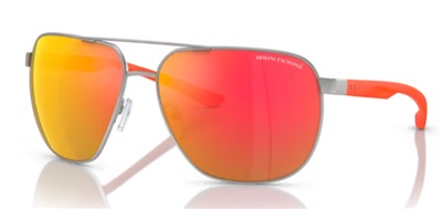 Armani Exchange İndirimli AX2047S Güneş Gözlüğü Gümüş 60456Q CR39 Organik 1.5
