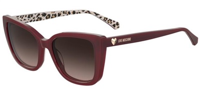 Love Moschino İndirimli MOL073/S Güneş Gözlüğü Kırmızı Wgxha CR39 Organik 1.5