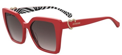 Love Moschino İndirimli MOL067/S Güneş Gözlüğü Kırmızı C9A9O CR39 Organik 1.5