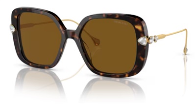 Swarovski SK6011 Güneş Gözlüğü Kahverengi 100283 Polarize