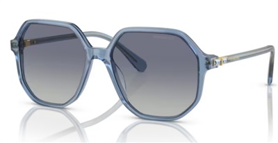 Swarovski SK6003 Güneş Gözlüğü Mavi 10354L CR39 Organik 1.5
