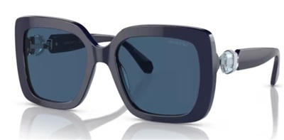 Swarovski SK6001 Güneş Gözlüğü Mavi 100455 CR39 Organik 1.5