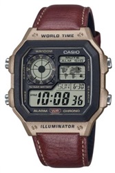 Casio AE-1200WHL-5AVDF Kol Saati Kahverengi