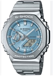 Casio G-Shock GM-2110D-2ADR Kol Saati Gümüş
