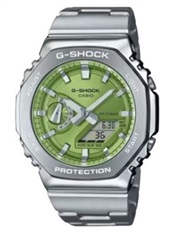 Casio G-Shock GM-2110D-3ADR Kol Saati Gümüş