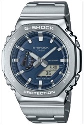 Casio G-Shock GM-2110D-2BDR Kol Saati Gümüş