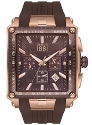 Cerruti 1881 42x58 mm. CRA31403 Kol Saati Kahverengi
