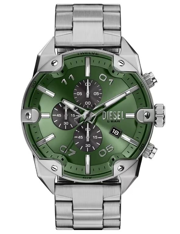Diesel Spiked DZ4712 Kol Saati Gümüş