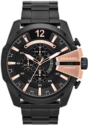 Diesel Model: Mega Chief DZ4309 Kol Saati Siyah/rose Gold