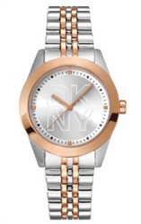 DKNY Parsons Logo DK1L060M0075 Kol Saati Gümüş/rose