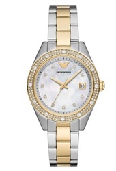 Emporio Armani AR11520 Kol Saati Gümüş/altın 36 MM.