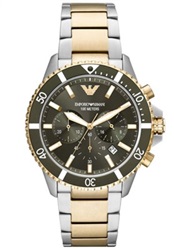 Emporio Armani AR11361 Kol Saati Gümüş/altın 43 mm.