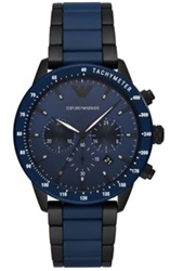 Emporio Armani AR70001 Kol Saati Siyah Mavi 42 mm.