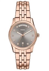Fossil FES5459: женские часы цвета розового золота