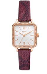 Fossil Colleen FBQ3919 Kol Saati Bordo