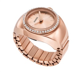 Fossil 15 mm Kadın Yüzük Saat FES5320 Rose Gold