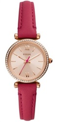 Fossil Bayan Saat FES5006 Bordo