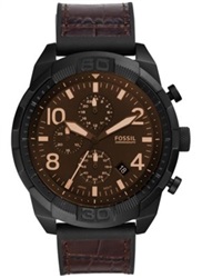 Fossil FFS5713 Kol Saati Koyu Kahverengi 50 mm.