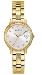Guess Three Of Hearts GUGW0657L2 Kol Saati Altın