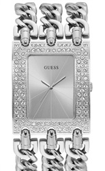 Guess Heavy Metal GUW1275L1 Kol Saati Gümüş