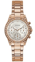 Guess GUW1293L3 Kol Saati Rose Gold