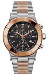GC Swiss Made GCY69003G2MF Kol Saati Gümüş/rose 44 mm.