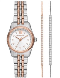 Michael Kors Settir ( Saat VE Bileklikten Oluşur.) MK4817SET Gümüş/rose