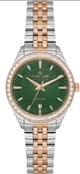 Nacar NC33-398385-ENMS Kol Saati Gümüş/rose