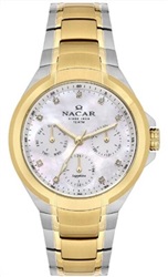 Nacar NC28-392322-CSM Kol Saati Gümüş/altın