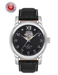 Nacar Swiss Made NC02-290023-ABL1 Kol Saati Siyah