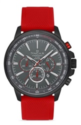 Nacar NC34-290748-BGS4 Kol Saati Kırmızı 43 mm