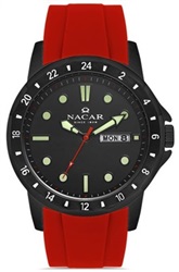 Nacar NC21-297208-BBS4 Kol Saati Kırmızı 42 mm
